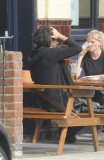 LARA STONE Out for a Drink at Primrose Hill Pub 08/23/2017
