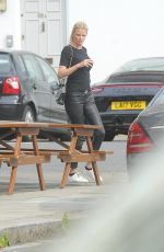LARA STONE Out for a Drink at Primrose Hill Pub 08/23/2017