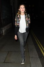 LAURA CARMICHAEL Night Out in London 08/04/2017