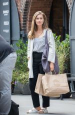 LAUREN BUSH Leaves Her Store in Dumbo 08/24/2017