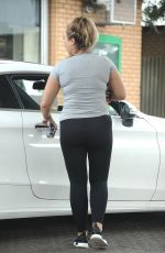 LAUREN GOODGER at a Gas Station in Essex 08/23/2017