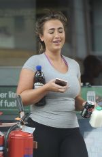 LAUREN GOODGER at a Gas Station in Essex 08/23/2017