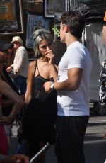 LEXY PANTERRA and Gregg Sulkin at a Vintage Flea Market in Hollywood 08/14/2017
