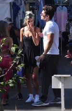 LEXY PANTERRA and Gregg Sulkin at a Vintage Flea Market in Hollywood 08/14/2017