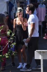 LEXY PANTERRA and Gregg Sulkin at a Vintage Flea Market in Hollywood 08/14/2017