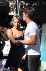 LEXY PANTERRA and Gregg Sulkin at a Vintage Flea Market in Hollywood 08/14/2017