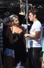 LEXY PANTERRA and Gregg Sulkin at a Vintage Flea Market in Hollywood 08/14/2017