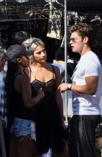 LEXY PANTERRA and Gregg Sulkin at a Vintage Flea Market in Hollywood 08/14/2017