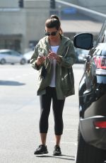 LEA MICHELE Out for Lunch in Los Angeles 08/25/2017