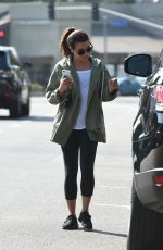 LEA MICHELE Out for Lunch in Los Angeles 08/25/2017