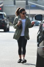 LEA MICHELE Out for Lunch in Los Angeles 08/25/2017