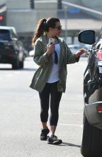 LEA MICHELE Out for Lunch in Los Angeles 08/25/2017