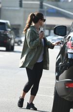 LEA MICHELE Out for Lunch in Los Angeles 08/25/2017