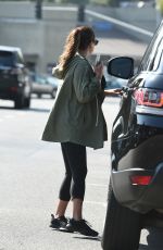 LEA MICHELE Out for Lunch in Los Angeles 08/25/2017