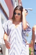LEA MICHELE Out Shopping in Brentwood 08/20/2017