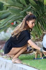 LEILANI DOWDING Walks Her Dogs Out in Hollywood Hills 08/06/2017