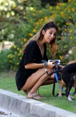 LEILANI DOWDING Walks Her Dogs Out in Hollywood Hills 08/06/2017