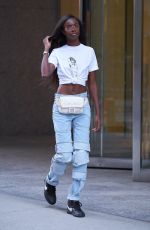 LEOMIE ANDERSON at Fittings for Victoria’s Secret Fashion Show 2017 in New York 08/27/2017