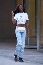 LEOMIE ANDERSON at Fittings for Victoria’s Secret Fashion Show 2017 in New York 08/27/2017
