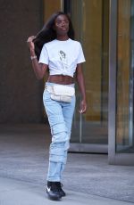 LEOMIE ANDERSON at Fittings for Victoria’s Secret Fashion Show 2017 in New York 08/27/2017