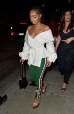 LIEGH-ANNE PINNOCK Night Out in West Hollywood 08/07/2017