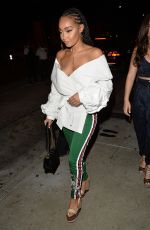 LIEGH-ANNE PINNOCK Night Out in West Hollywood 08/07/2017