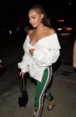 LIEGH-ANNE PINNOCK Night Out in West Hollywood 08/07/2017