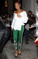 LIEGH-ANNE PINNOCK Night Out in West Hollywood 08/07/2017