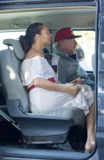 LILLY and Boris BECKER Arrives at Airport in Ibiza 08/13/2017