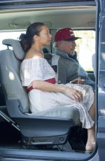 LILLY and Boris BECKER Arrives at Airport in Ibiza 08/13/2017