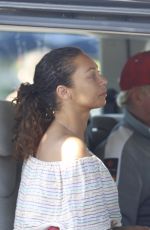 LILLY and Boris BECKER Arrives at Airport in Ibiza 08/13/2017