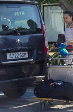 LILLY and Boris BECKER Arrives at Airport in Ibiza 08/13/2017