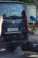 LILLY and Boris BECKER Arrives at Airport in Ibiza 08/13/2017