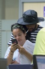 LILY ALLEN at Airport in Ibiza 08/17/2017