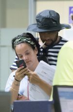 LILY ALLEN at Airport in Ibiza 08/17/2017