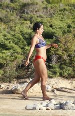 LILY ALLEN in Bikini at a Beach in Ibiza 08/18/2017