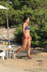 LILY ALLEN in Bikini at a Beach in Ibiza 08/18/2017