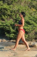 LILY ALLEN in Bikini at a Beach in Ibiza 08/18/2017