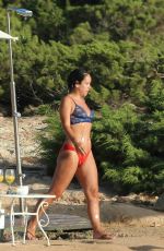 LILY ALLEN in Bikini at a Beach in Ibiza 08/18/2017