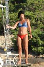 LILY ALLEN in Bikini at a Beach in Ibiza 08/18/2017