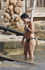 LILY ALLEN in Bikini on the Beach in Ibiza 08/15/2017