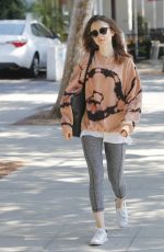 LILY COLLINS After Workout in West Hollywood 08/22/2017