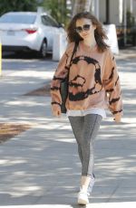 LILY COLLINS After Workout in West Hollywood 08/22/2017