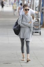 LILY COLLINS Out and About in Beverly Hills 08/24/2017