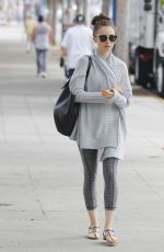 LILY COLLINS Out and About in Beverly Hills 08/24/2017