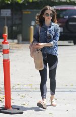 LILY COLLINS Out and About in West Hollywood 07/31/2017