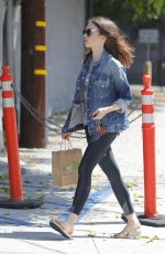 LILY COLLINS Out and About in West Hollywood 07/31/2017