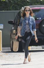 LILY COLLINS Out for Lunch after Her Workout in West Hollywood 07/31/2017