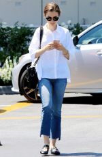 LILY COLLINS Out for Lunch in Los Angeles 08/18/2017