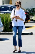 LILY COLLINS Out for Lunch in Los Angeles 08/18/2017